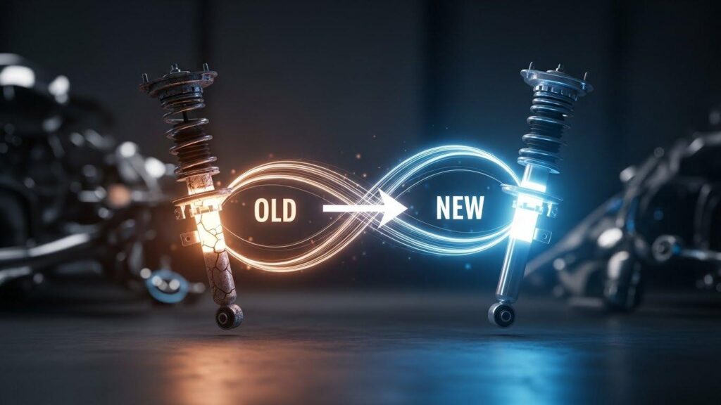 kak zamenit stoyki i amortizatory samostoyatelno 3